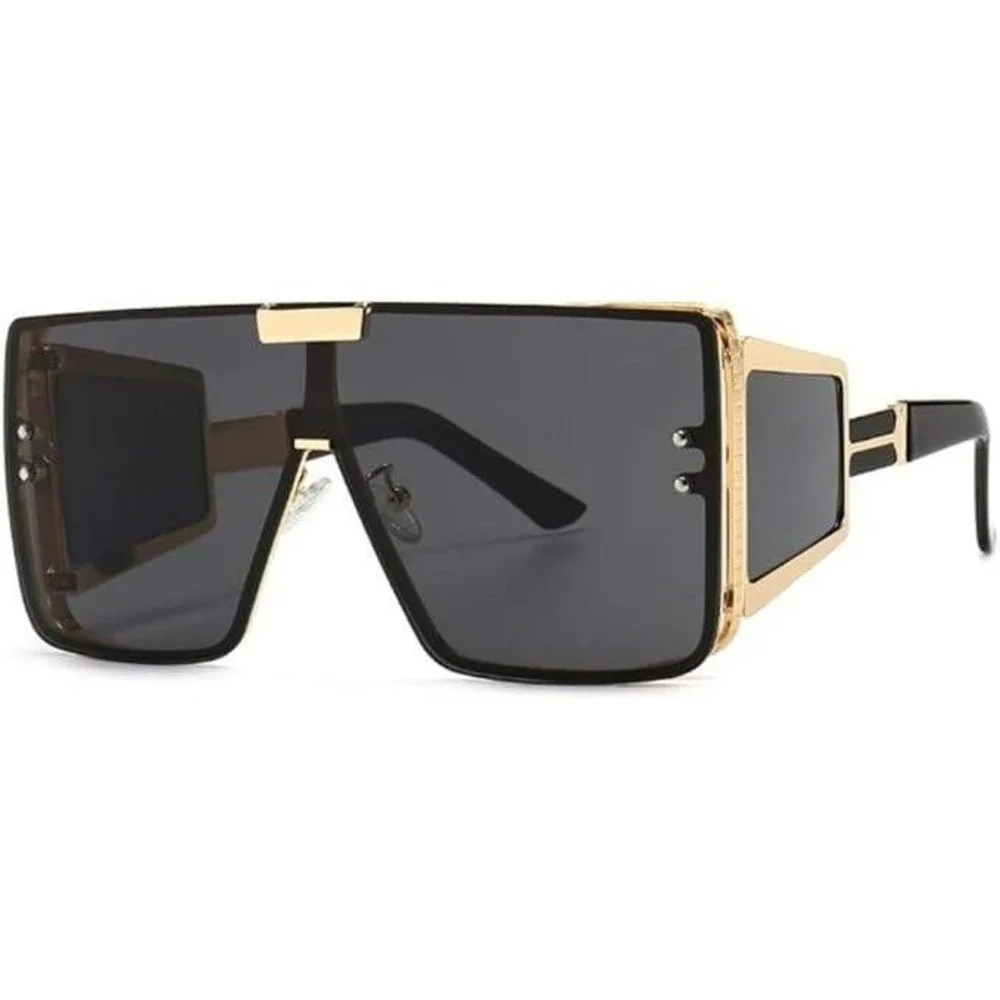 Shield Sunglasses Women Oversized Flat Top‎ Fashion Shades Designer Betty Lentes